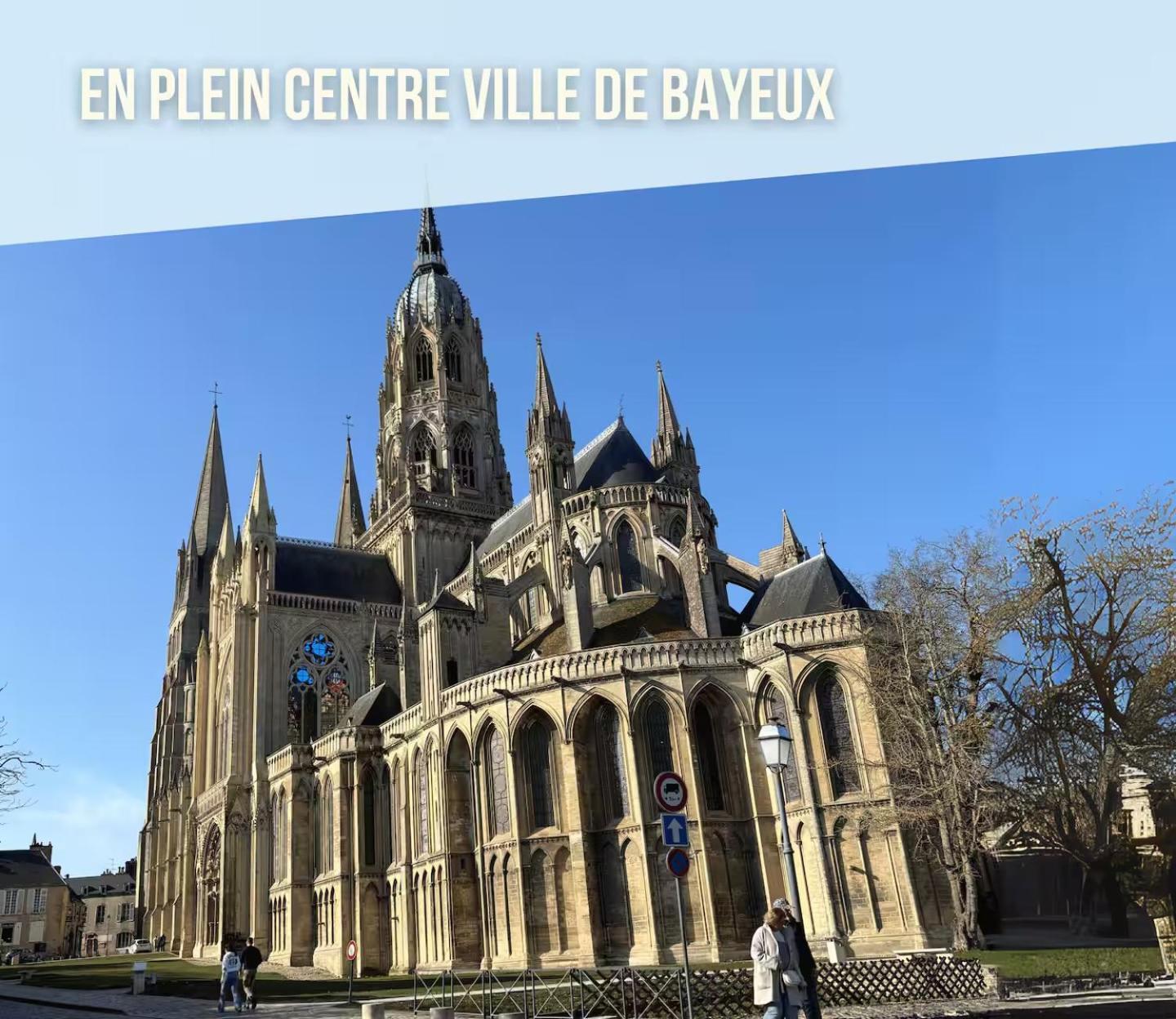 Les Remparts Apt Spacieux 1 Er Etage Renove Joliment Decore Bien Equipe Plein Centre Bayeux Proche Plages Du Debarquement Parking Gratuit A Proximite Ngoại thất bức ảnh